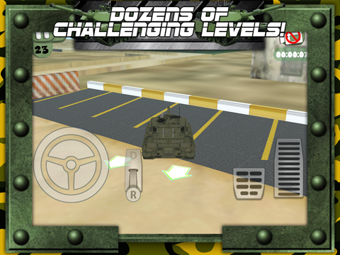 Screenshot #5 pour 3D Tank Army Jeu de stationnement avec Addicting Conduite et de courses Jeux de défi GRATUIT