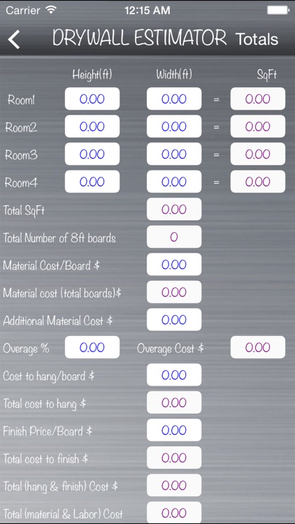 iQuick Estimator