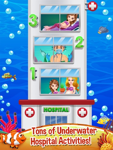 Mommy's Mermaid Newborn Baby Spa Doctor - my new salon care & make-up games! iPad screenshot 5 - Games app