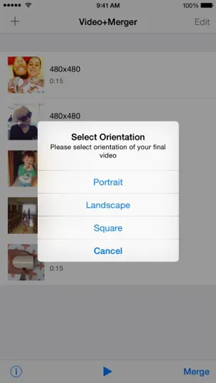 Capture d'écran de Video+Video - Combine Multiple Videos Into One Video FREE - Video Merger sur iPhone 4