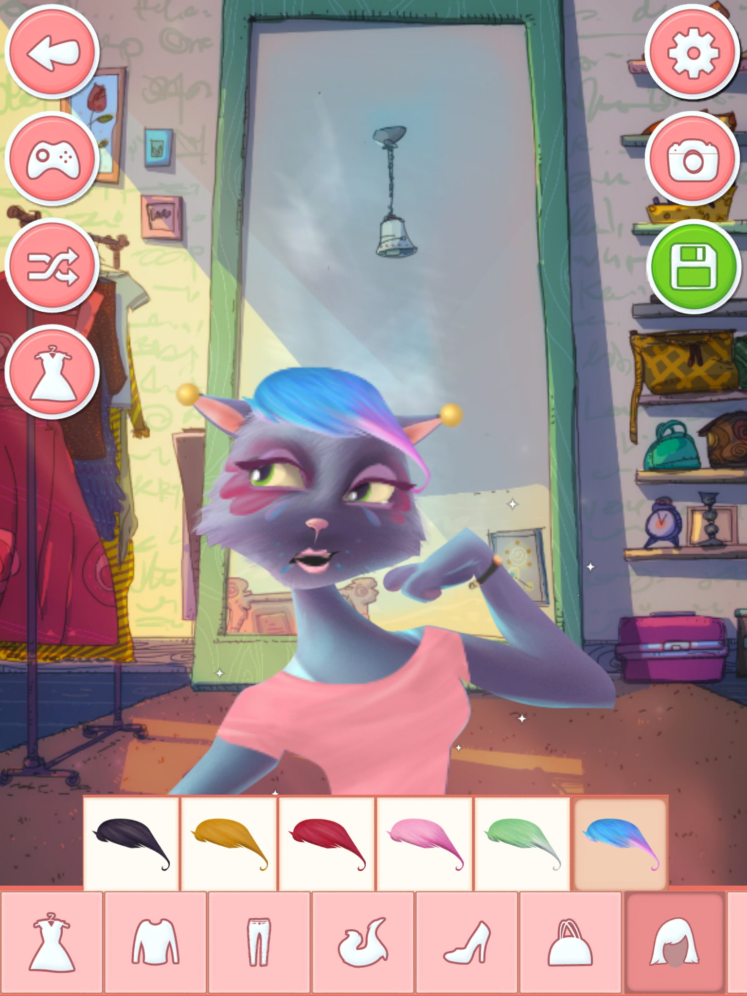 Fashion designer game - animal dress up salon