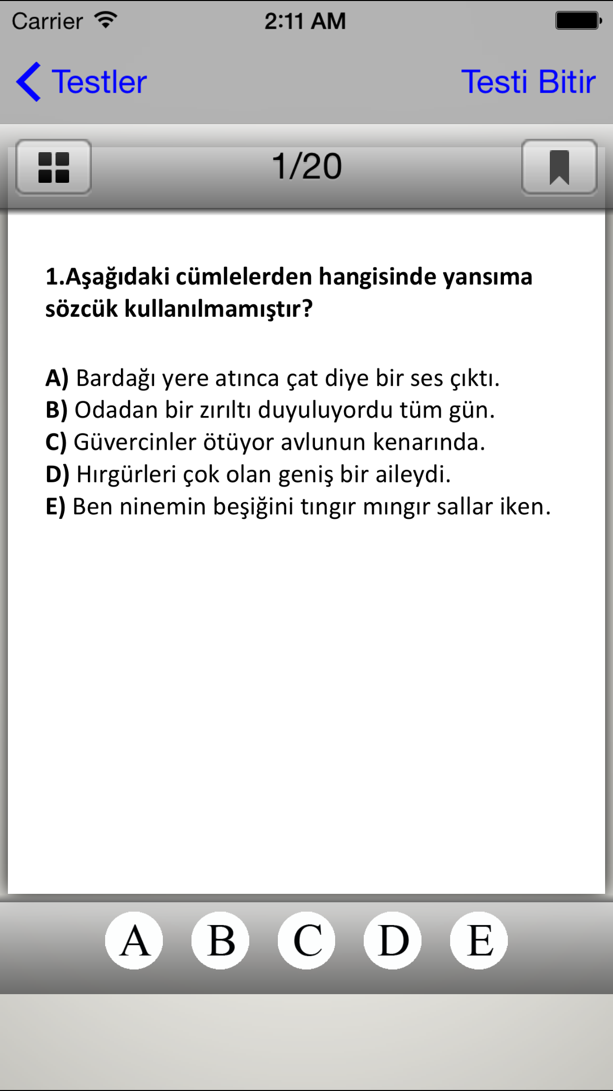 Türkçe Dersi - Özet