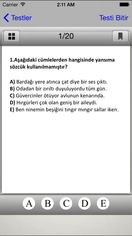 Türkçe Dersi - Özet