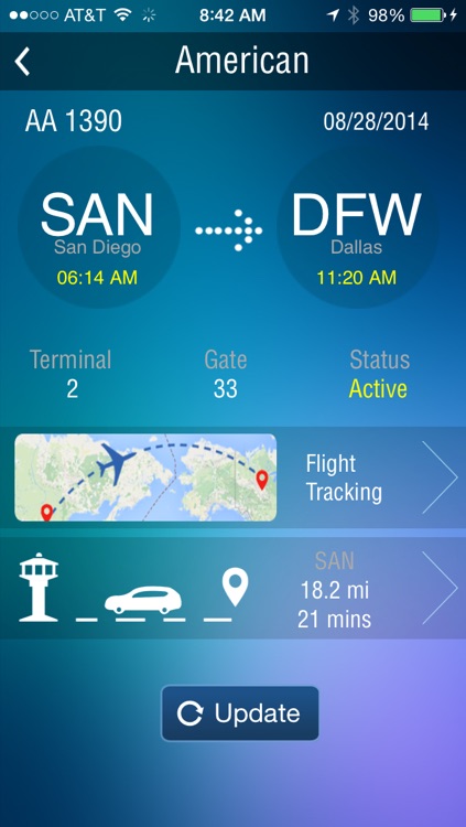 Dallas Fort Worth Airport (DFW) Flight Tracker Radar