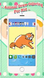 Animal Draw Coloring For Kid screenshot #2 for iPhone