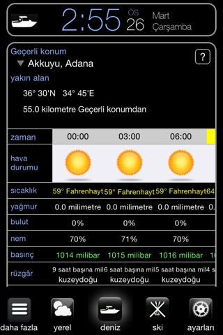 Weather Bot forecaster screenshot 2