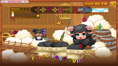 Baa Baa Black Sheep – Nursery rhyme and educational puzzle game for little kids iPhone screenshot