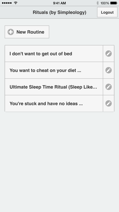 Screenshot #1 pour Rituals (by Simpleology)