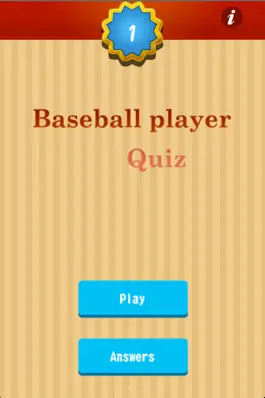 Game screenshot Baseball player Quiz-Guess Sports Star from picture,Who's the Player? hack