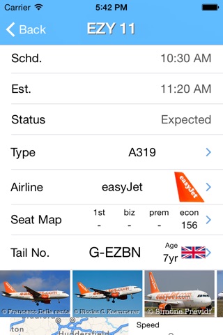 Edinburgh Airport - iPlane Flight Information screenshot 2