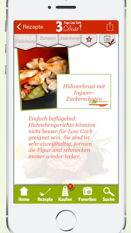 3 Tage Low Carb Diät - Abnehmen übers Wochenende, schlank ohne Kohlenhydrate screenshot-4