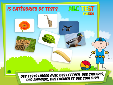 Screenshot #5 pour ABC Test for Kids: Apprendre l'Anglais: Trouver des animaux, lettres, chiffres, fruits, légumes, formes, couleurs et objets - Libre gratuite