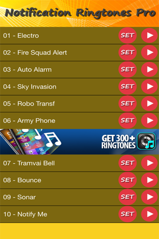 Notification Ringtones Pro – Best Sounds Collection of SMS and Alert Tones for iPhone screenshot 2