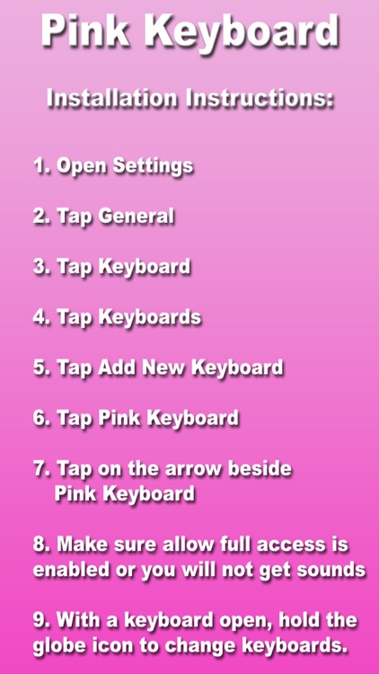 Pink System Keyboard