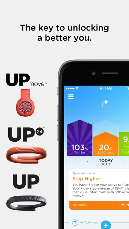 UP® for UP Move™, UP24™, and wired UP® bands screenshot-0