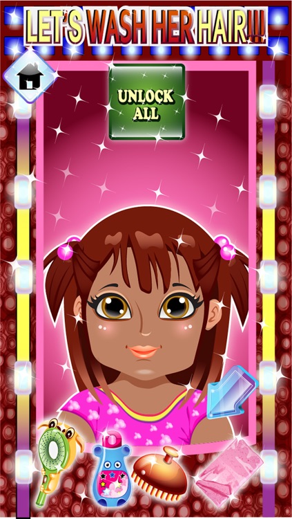 Baby Hair Saloon Makeover - cut, color, wash & create fun different hairstyles for princess free screenshot-4