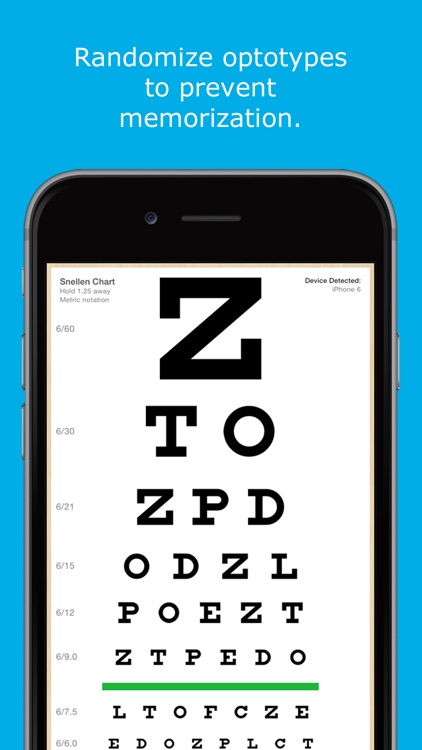 Eye Chart HD - Screen Vision with Pocket Snellen, Sloan, Near Vision, and Amsler Grid Test