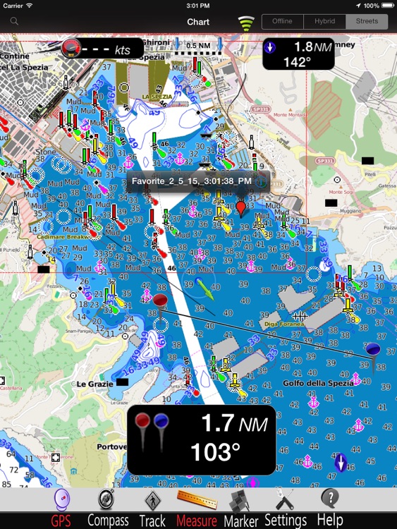 Ligurian Nautical Charts pro
