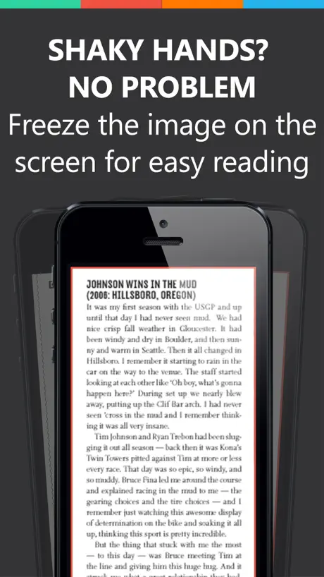 Magnifying Glass Reader with Light for iPhone
