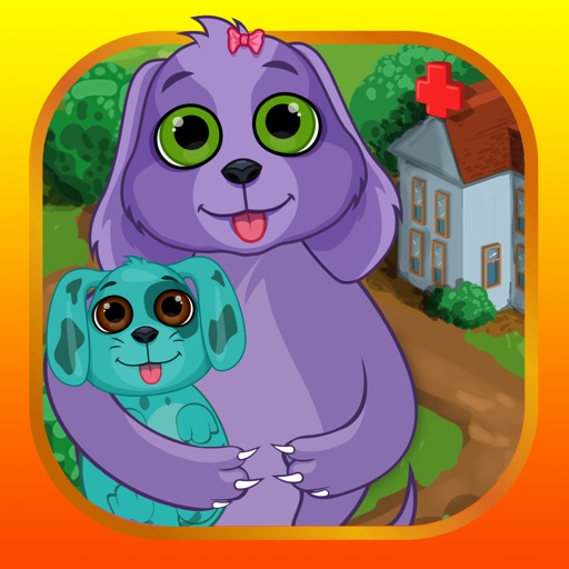 Dog Mommy’s New Baby Doctor - newbie nursing mommy birth of a newborn babycare girl games iOS App