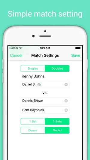 TennisCore - track tennis scores & review stats screenshot 3
