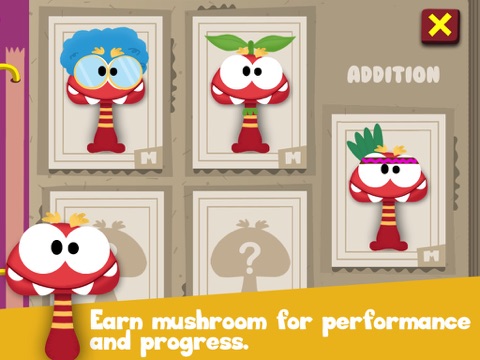 Moca Math:Mushroom Garden Learning Game for Kids Free screenshot 4