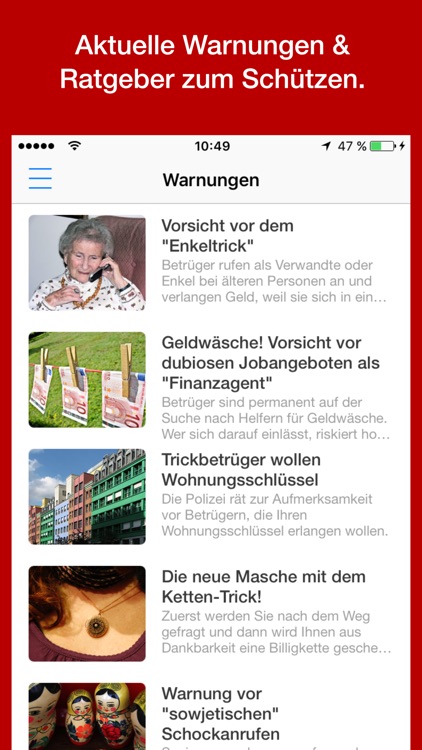 Verbrechen - echte Polizeifälle aus Deiner Umgebung