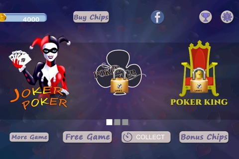 A1 Joker Video Holdem Poker - Bet and win casino card chips screenshot 4