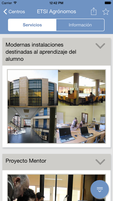 Screenshot #2 pour UPM - Titulaciones de Grado de la Universidad Politécnica de Madrid