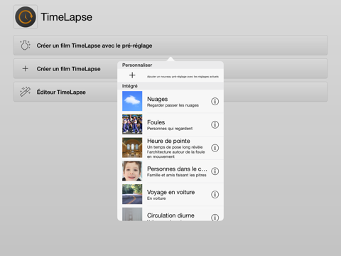 Screenshot #5 pour TimeLapse - séquences accélérées