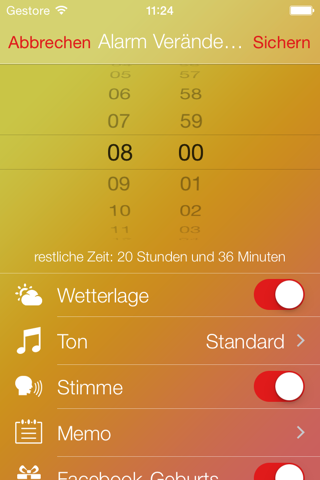 Genius Alarm- Weather Smart Alarm Clock, Set up wake-up alarms according to the weather forecast! screenshot 4