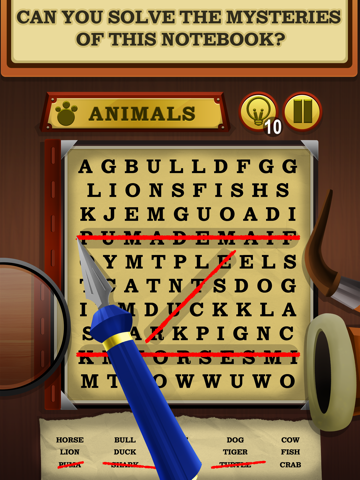 Screenshot #5 pour Sherlock's Notebook - Jeu de Mots Mêlés et Mots Mystères