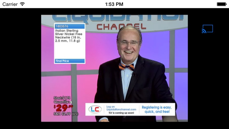 Liquidation Channel for Chromecast
