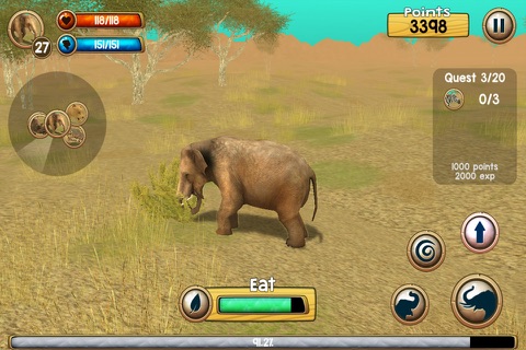 Wild Elephant Sim 3D screenshot 4