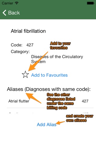 OHIP Diagnostic Codes screenshot 2