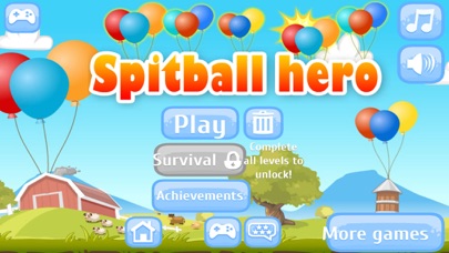 Spitball hero app screenshot