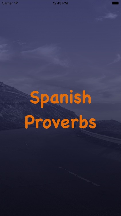 Spanish Proverbs & Sayings