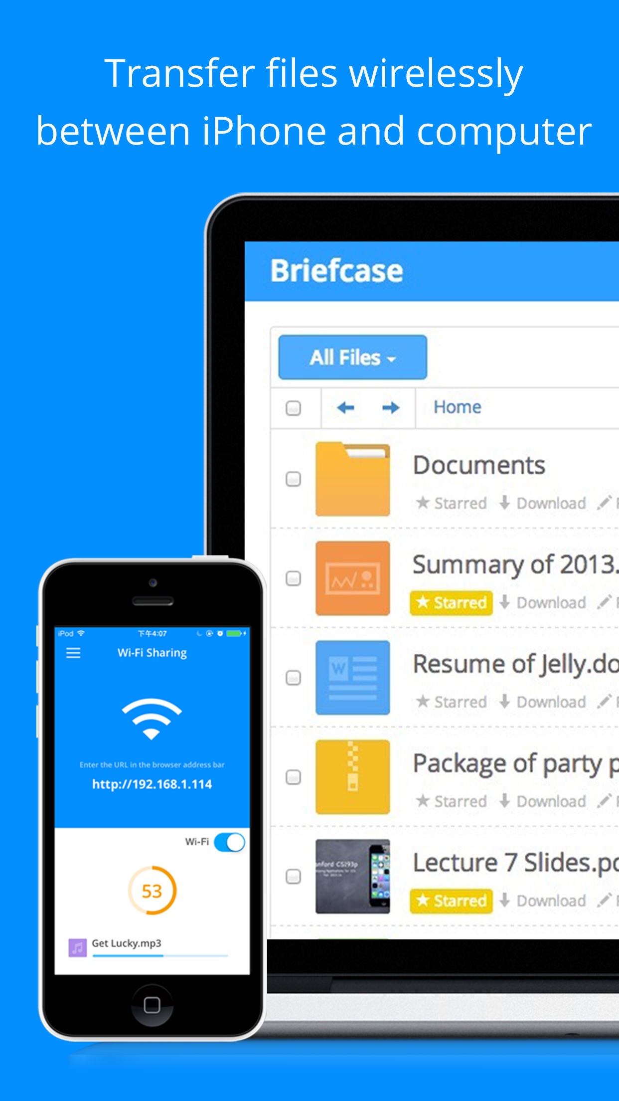 Screenshot do app Briefcase Pro - Leitor gerenciador de arquivos, documentos e PDF