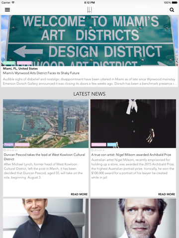 H A P P E N I N G ! iPad screenshot 1 - News app