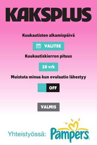 Ovulaatiolaskuri screenshot 2