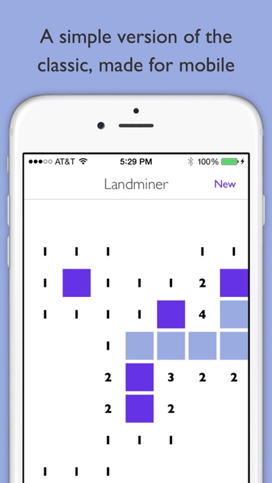 Screenshot #1 pour Landminer - Simple Minesweeper made for mobile