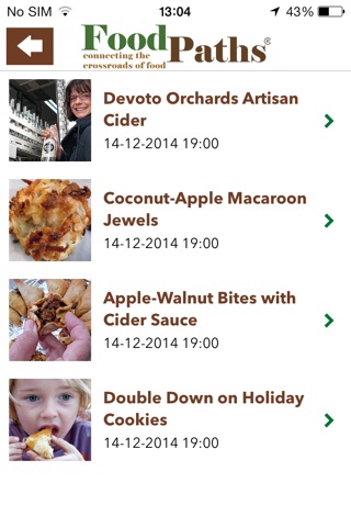 FoodPaths screenshot 2