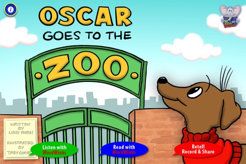 Oscar Goes to the Zoo with WordWinks and Retell, Record & Share screenshot 2