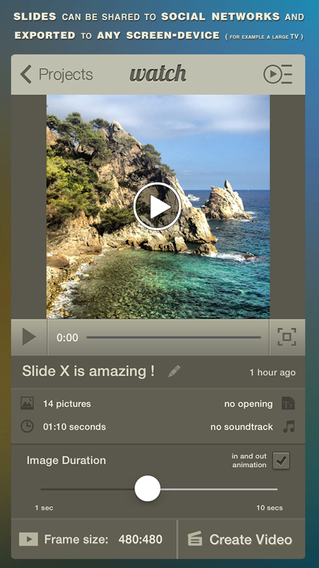 Slide X ● Slideshow Creator