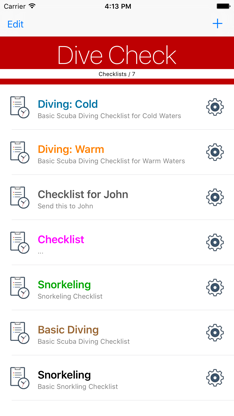 Dive Check screenshot 1