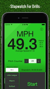 Baseball Pitch Speed - Radar Gun screenshot