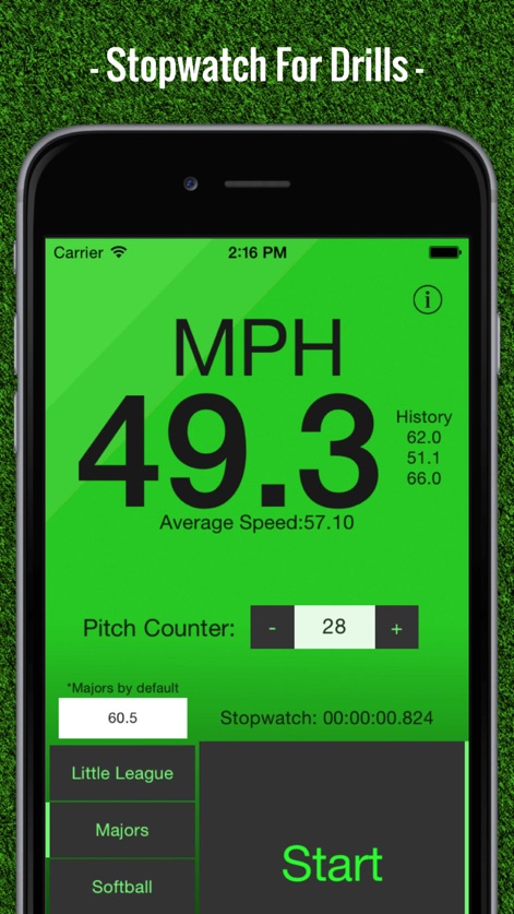 Baseball Pitch Speed - Radar Gun - Sports App | MWM