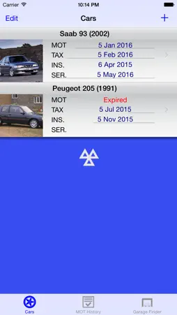 MOT Reminder screenshot 1