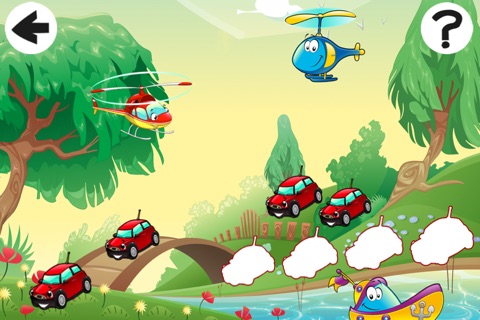 Animated Air-plane and Car-s Game-s: Tricky Sort-ing For Kids and baby screenshot 4
