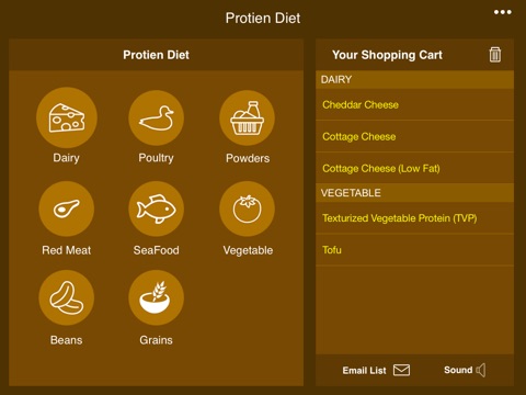 Protein Diet Grocery List HD: A Perfect High Protein Diet Foods Shopping List screenshot 2